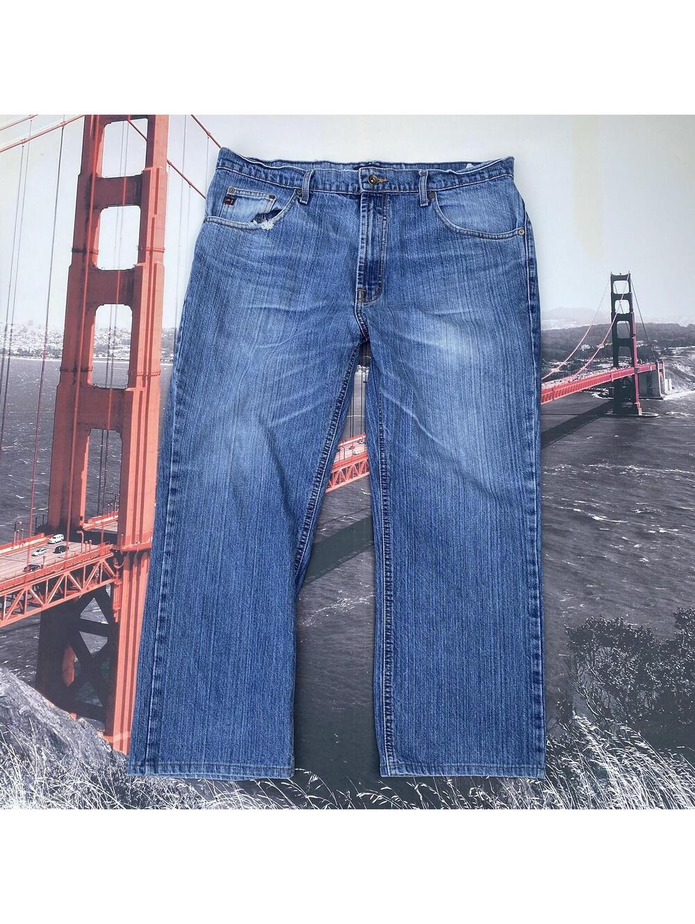Pepe London Jeans Revolution Mens Size 38 Blue Baggy Skate VTG Y2K Streetwear